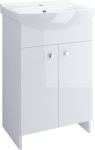 Vannitoakapp valamuga Cersanit Basic C13, valge v., 34 cm x 56 cm x 79 cm