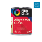 Emailv&auml;rv, universaalsed Pentacolor Alkydamel, l&auml;ikiv, 0.9 kg, helesinine v.