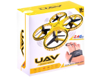 Kahjustatud pakendiga toode. M&auml;ngudroon UAV Gravity Sensor RC0573, 17 cm, kollane v.