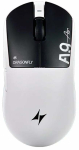 Juhtmevaba m&auml;nguhiir ATK Dragonfly A9 AIR PLUS ATK-A9-AIR-PLUS-SHADOW-WHITE, 2.4ghz wireless / usb, valge v./must v.