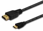 Juhe Savio Mini HDMI / HDMI HDMI A male, Mini HDMI, 1.5 m, must