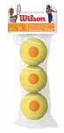 Tennisepallide komplekt Wilson, kollane v., 3 tk