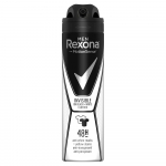 Meeste deodorant Rexona Men Invisible Black + White 48h, 150 ml