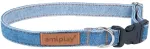 Kaelarihm koertele Amiplay Denim, sinine v., 350 - 500 mm x 20 mm, 35-50