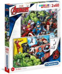 Pusle 2in1 Clementoni SuperColor Avengers 2019 21605, 120 tk