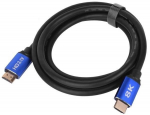 Kaabel iBOX Cable HDMI 2.1, 2 m, sinine v./must v.