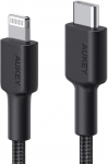 Juhe Aukey CB-CL03 USB-C - Lightning, Lightning/USB-C, 200 cm, must v.
