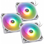 &Otilde;hkjahuti korpusele BitsPower Notos 120 Fan Digital RGB White (3PCS), 120 mm x 120 mm