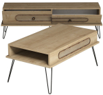 Elutoa m&ouml;&ouml;blikomplekt Kalune Design Ekol, sise, tamm v.