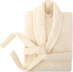 Hommikumantel Foutastic With Towel 459ELT1137, kreemjasvalge, S/M