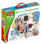 Magnetm&auml;nguasi Quercetti Play Montessori Work Magnetic, EN, mitmev&auml;rviline