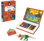 Magnetm&auml;nguasi Janod Magneti Book Dinosaurs, 26 cm, mitmev&auml;rviline, 40 tk