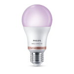 Nutikas pirn Philips Wiz LED, A60, 2700 - 6500 &deg;K, E27, 8 W, 806 lm