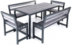 Aiam&ouml;&ouml;bli komplekt DM Grill Garden 4 Comfort, hall v., 6 istekohta