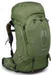 Matkaseljakott Osprey Atmos AG 65, roheline v., 65 l