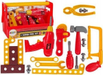 Laste t&ouml;&ouml;riistakomplekt Lean Toys Super Tool Kit, punane v./kollane v.