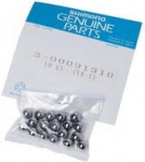 Jalgratta laagrite kuulid Shimano Ball Bearing Y00091310, teras, kroom v.
