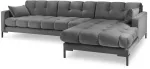 Nurgadiivan Micadoni Home Mamaia Velvet, helehall v., parem, 293 x 185 cm x 75 cm