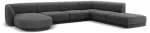 Nurgadiivan Micadoni Home Miley Velvet Panoramic 6 Seats, hall v., parem, 327 x 245 cm x 74 cm