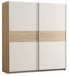 Riidekapp Forte Winnie EPRS923E-Q45, valge v./sonoma tamm v., 61 cm x 170 cm x 191 cm