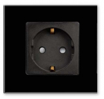 Pistikupesa Feelspot FSSR1B-K 47-00196, maandusega, must v.