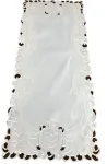 Piklik laudlina ristk&uuml;likukujuline OH-148-A, valge v., 60 x 120 cm