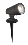 &Uuml;hendatav v&auml;lisvalgusti CristalRecord Put, 12W, LED, IP65, must v., 7 cm x 25.9 cm