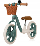 Tasakaaluratas, laste Lionelo Alex Plus Green Forest, kreemjasvalge/roheline, 12"