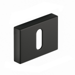 Ukse lukuaugu kate Metal-Bud CUBE RT, must v.