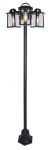 Vabalt seisev v&auml;lisvalgusti Lutec Kelsey, 120W, E27, IP44, must v., 56 cm x 191 cm