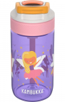 Laste pudel Kambukka Lagoon Fairy Wood, 400 ml, 7.1 cm, tritaan, roosa v./violetne v.