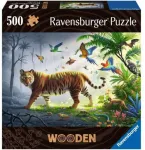 Puidust pusle Ravensburger Tiger In The Jungle 17514, 505 tk
