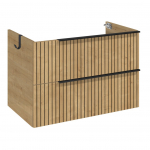 Seina vannitoakapp Masterjero Lamello, pruun, 44.9 cm x 80 cm x 53 cm