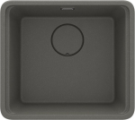 K&ouml;&ouml;givalamu Deante Momi, graniit, 50 cm x 45 cm x 20 cm, must v./hall v.