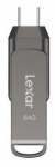USB m&auml;lupulk Lexar D400, hall v., 64 GB