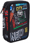 Pinal CoolPack Big City, 19.5 cm x 12.5 cm, eriv&auml;rviline/must v.
