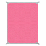 Matkamatt Springos PM0008, roosa, 200 x 150 cm