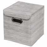 Kaanega hoiukarp, esemete hoidmiseks Kuchinox Miami, beež v., 27 x 27 x 28 cm