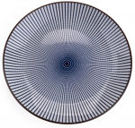 Taldrik magustoidu Homla Navia, &Oslash; 19 cm, sinine v./pruun v./valge v.