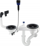 Sifoon vannitoavalamu jaoks Deante Space-Saver, must