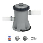 Filtreerimispump basseinile Bestway Flowcleaar 58381, 1.75 kg, 21 cm