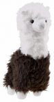 Pehme m&auml;nguasi laama Alpaca, pruun/valge, 28 cm