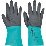 T&ouml;&ouml;kindad keemilised Ansell AlphaTec 58-270, t&auml;iskasvanutele, sinine/must, 9