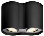 Nutivalgustus lagi Philips Hue Pillar, GU10, 2200 - 6500 &deg;K, 2 x 5 W, must v. / must v.