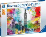 Pusle Ravensburger London Postcard, 36 cm x 49 cm, 500 tk, mitmev&auml;rviline