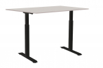 Kirjutuslaud reguleeritava k&otilde;rgusega Sun-Flex EasyDesk Adapt III, must v./hall v.
