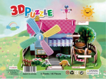 3D-pusle Farm, 28.5 cm x 21 cm, 46 tk, mitmev&auml;rviline