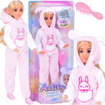 Nukk aksessuaaridega Anlily Animal Jumpsuits, 30 cm, roosa v.