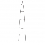 Taimetugi 4IQ Pyramid S, 23.5 cm x 23.5 cm, 121 cm, raud, must v.