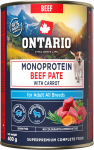 M&auml;rg koeratoit Ontario Monoprotein Adult, veiseliha/porgand, 0.4 kg